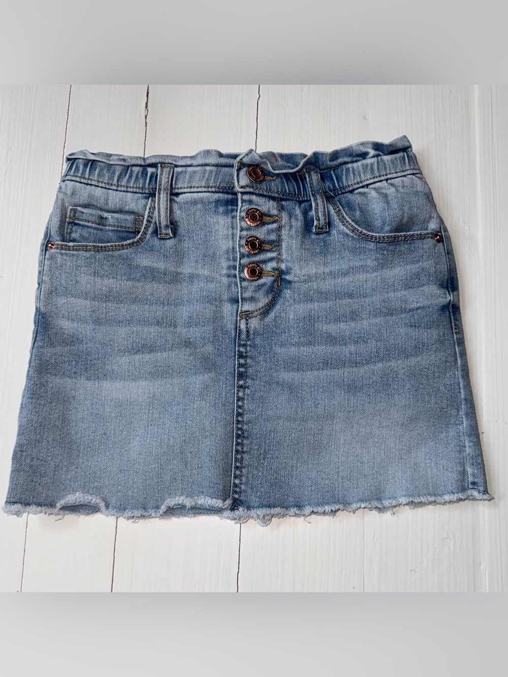 Hippie Girl Light Wash Denim Skort Size 6